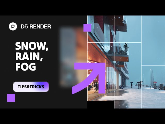How to create realistic rain, snow, and fog effects in 3 minutes