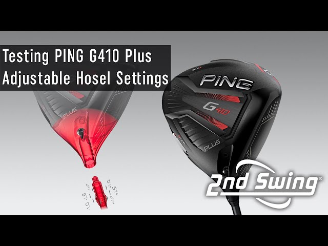 PING G410 Plus Driver Adjustable Hosel Settings | Trackman Testing & Feedback