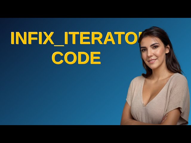 Codereview: infix_iterator code