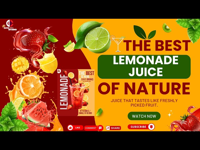 The Best Lemonade Poster Designs for Social Media