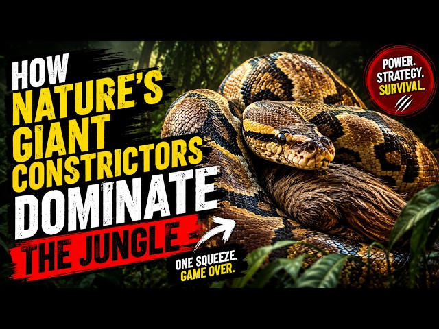 The Silent Killers of the Wild | How Nature’s Giant Constrictors Dominate the Jungle