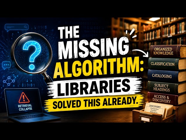The Missing Algorithm: Why AI Needs Library Science