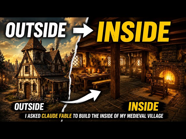 Can Claude Fable Build a Medieval House Interior?