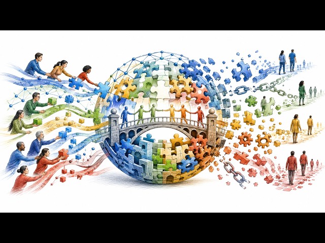 Integration & Separation - 180 English Verb Collocations  with Visual Vocabulary