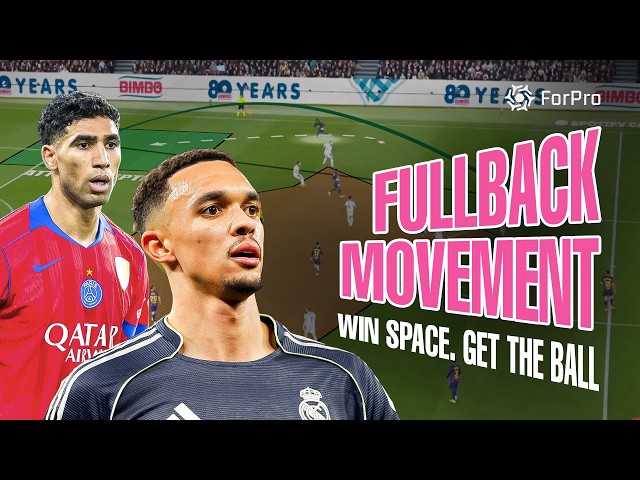 Fullback Movement: Win Space, Get the Ball | Tactical Analysis | ForPro