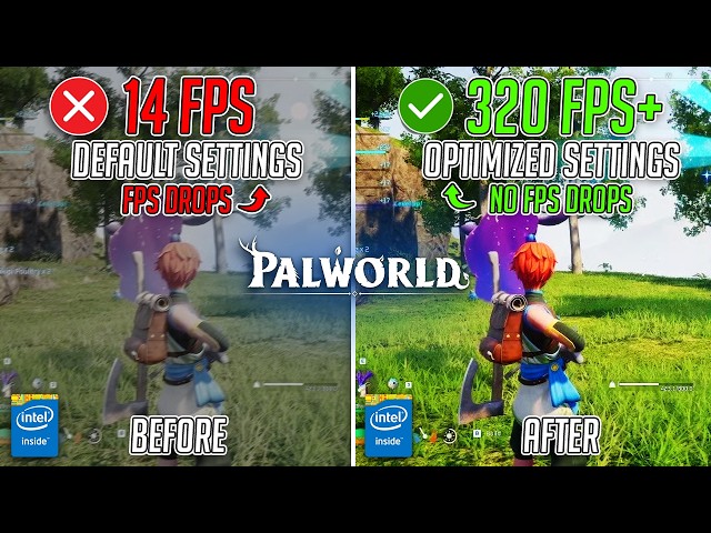 Palworld v1.0 - Best PC Settings to Fix Lags, Stutters & FPS Drops on ANY PC📈