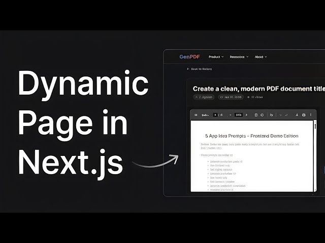 How I Built a Dynamic Gallery Page in Next.js (Logic Explained)