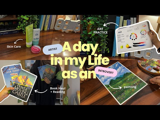 Learning the Basics of Art🎨 | Introvert Artist Vlog