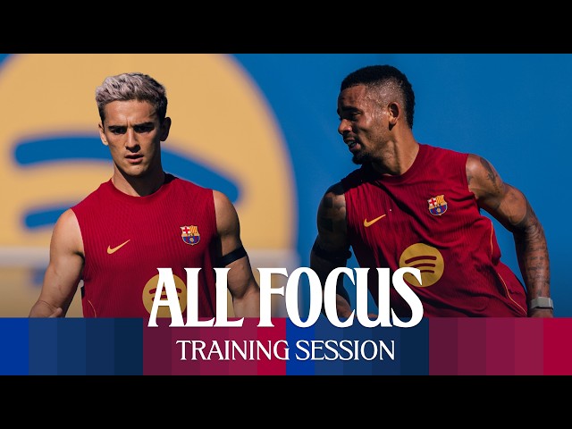 STAYING SHARP DURING THE BREAK | FC Barcelona Training Session 🔵🔴