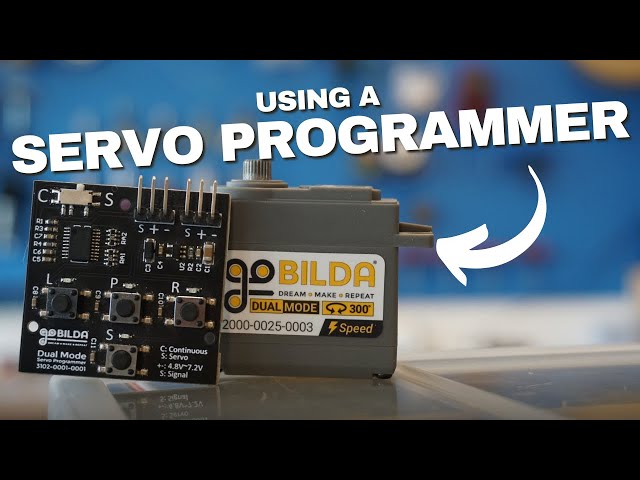 How to Program GoBilda Servos: Switch Between Rotational & Standard Mode