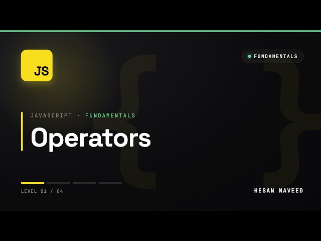 #05 - Operators in JavaScript