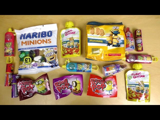 Minions Food & Drink [Gums Cookies Candy Puree] Part I