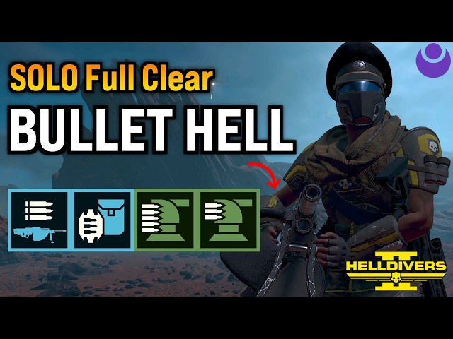 Helldivers 2 - This Loadout makes Illuminate Appropriators EASY, Super Helldive (SOLO full clear)