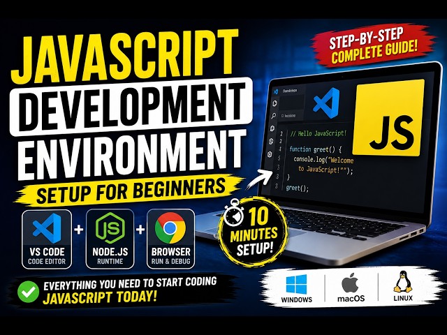 How to Set Up a JavaScript Development Environment (2026) | VS Code + Node.js + Browser