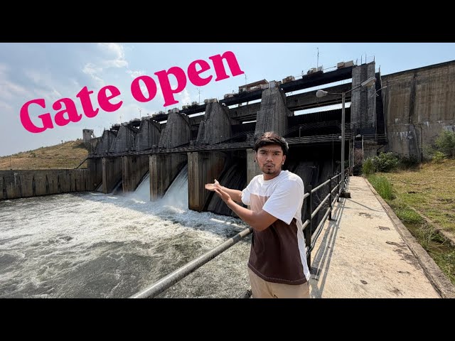 Dam ki gate khul gai#rajivsagar #dam #newthought#familyvlog #gaon #rajivsagardam #harshpushptodevlog