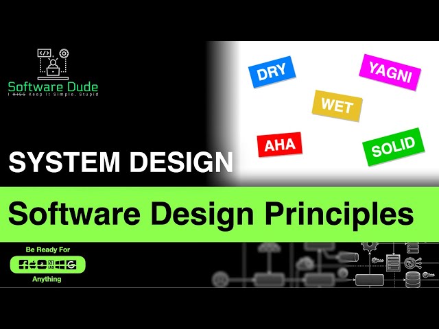 10 Software Design Principles Every Software Engineer Must Know | OOP Principles