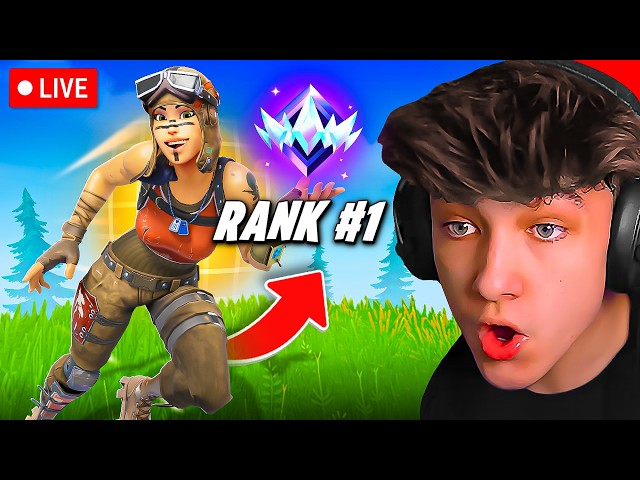 🔴LIVE! - Grinding #1 UNREAL RANK in FORTNITE!