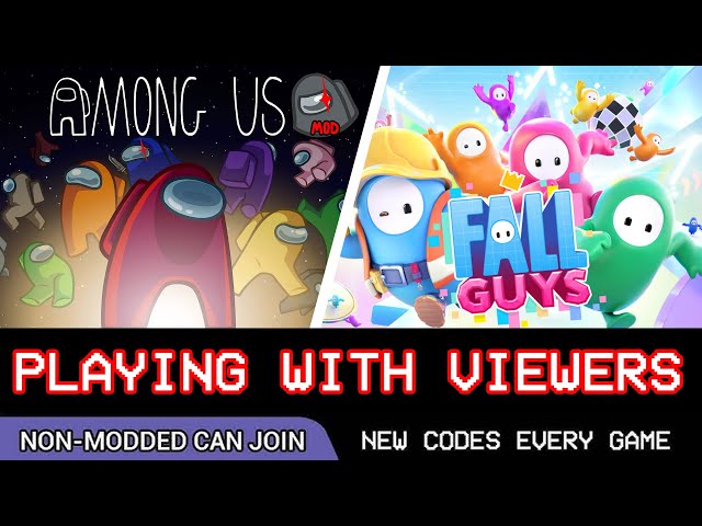 AMONG US / FALL GUYS Live Stream #383 | PLAYING WITH VIEWERS