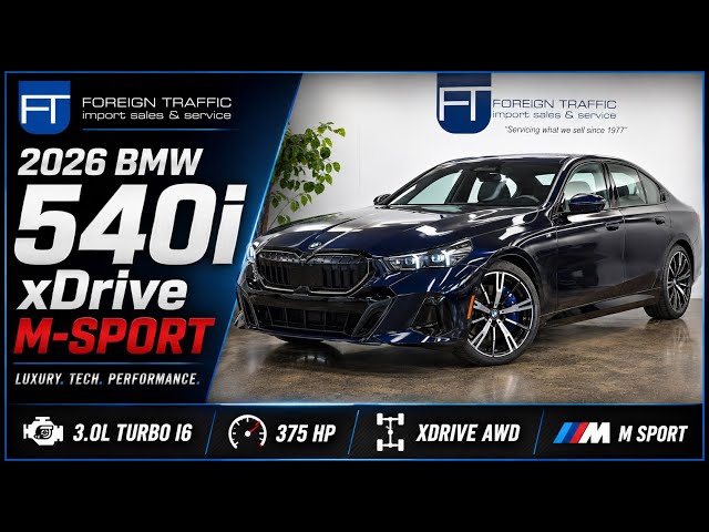 2026 BMW 540i xDrive M-Sport Sedan