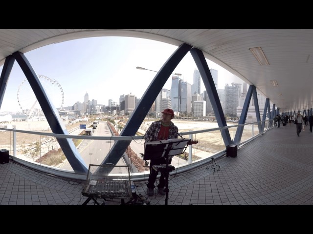 360 video: Central Pier 7, Hong Kong, China