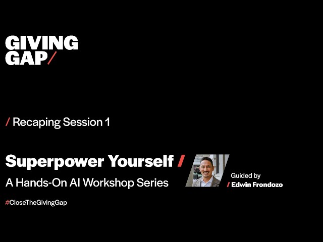 AI Workshop Session 1: Replay