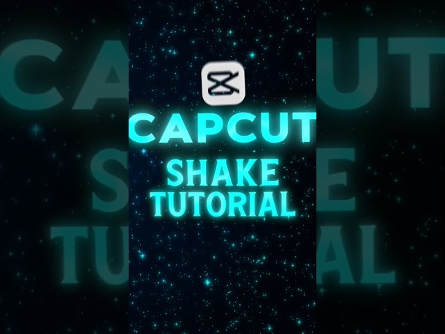 Insane Shake Effect in CapCut 🔥💀 | Easy & Full Guide #shorts #tutorial #edit