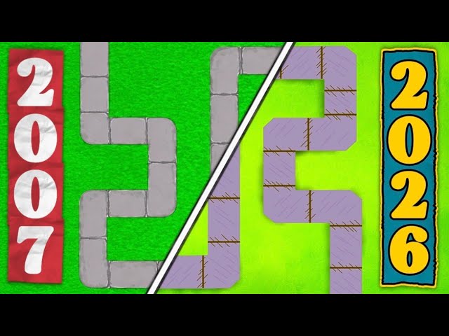 I Remade EVERY Map From Bloons TD 1-4