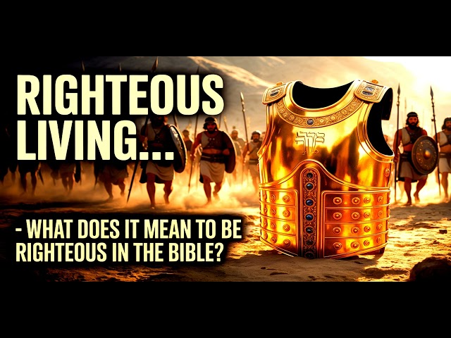 RIGHTEOUS Living | What DOES it Mean to BE Righteous In the BIBLE