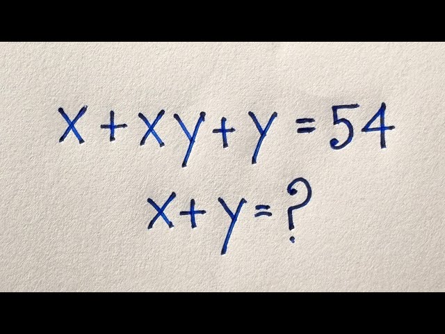 USA | Olympiad Math Challenge | Tricky Algebra Problems | Can you solve? 