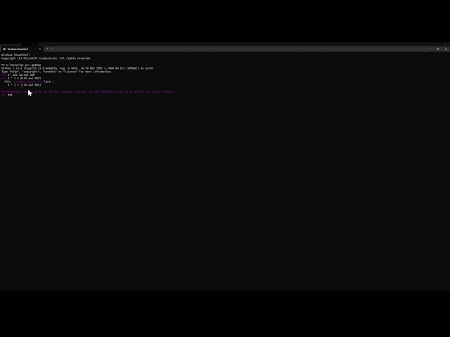 Python diaries: "^" bitwise operator (#9)
