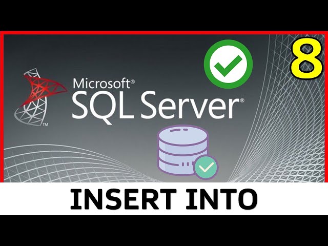 Curso SQL Server - 8. INSERT: Inserción de Datos | UskoKruM2010