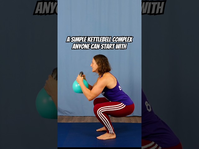 Beginner Kettlebell Complex: Full Body Workout in One Flow #kettlebellcomplex #kettlebellworkout