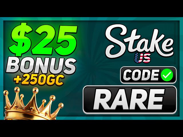 Stake US promo code "RARE" - free $25 + 1 Stake Cash bonus on Stake US with "RARE" promo code 2026