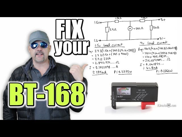 How to fix your BT 168 Battery Checker Tester