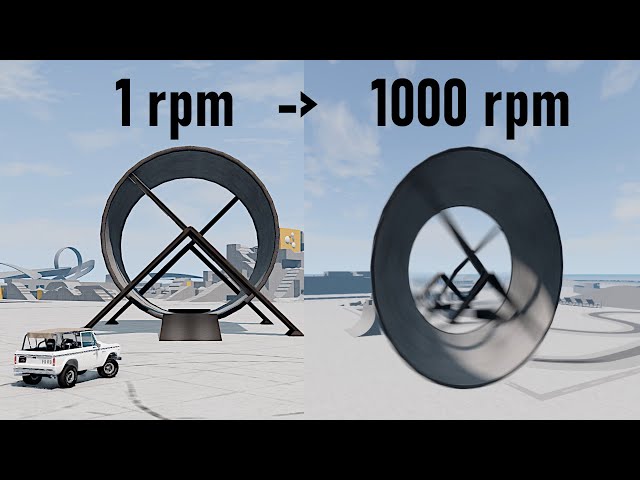 Strange things happen while tilting beamng physics engine on purpose
