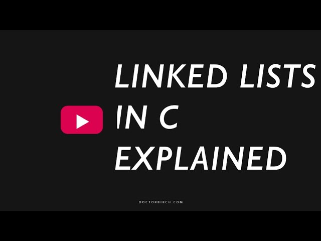 Linked lists in C explained