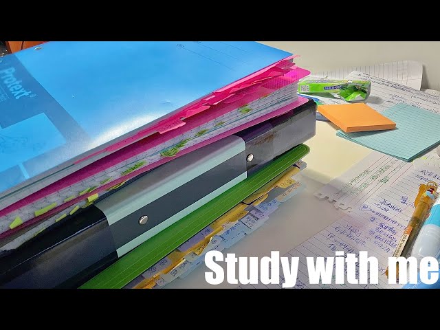 STUDY WITH ME 3.5hrs | Background noise,no music,no break | ASMR | real time｜motivation