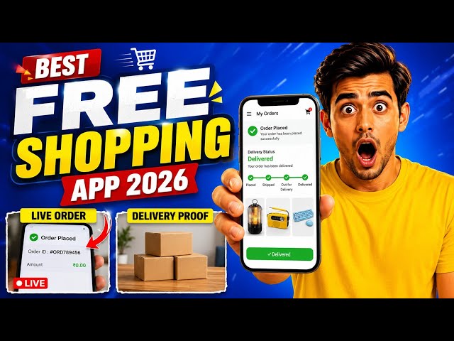 Best Free Shopping App in India 2026 😍 Free sample products today | Free shopping offers today 