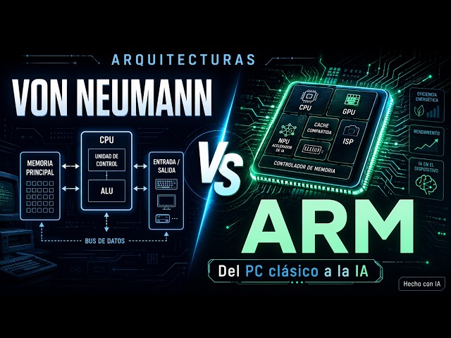 Architectures That Changed the World: Von Neumann vs. ARM | From Classic PCs to AI