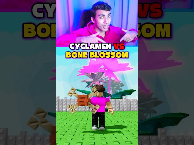 CYCLAMEN VS BONE BLOSSOM GROW A GARDEN 😱