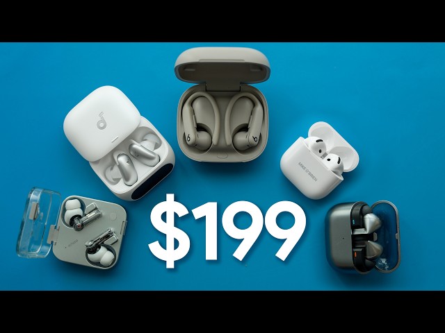 BEST EARBUDS UNDER $200 - AirPods vs Soundcore vs Samsung vs Beats vs...