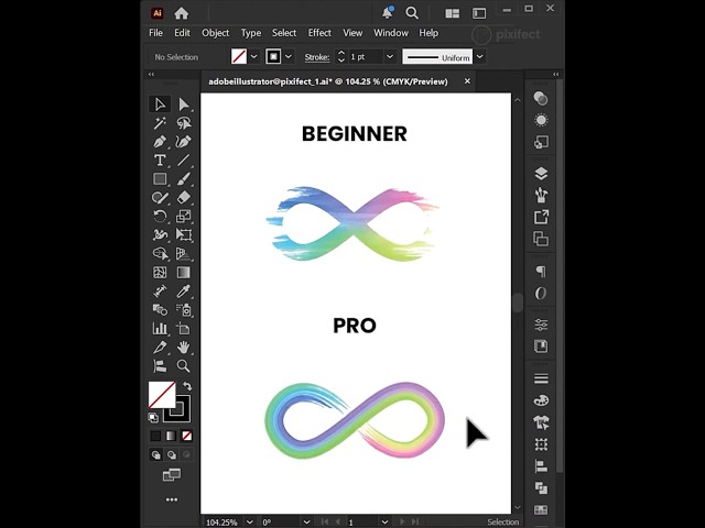 Adobe illustrator 2026 - Create Colorful Infinity Brush Like a Pro