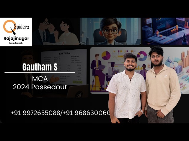 Gautham S | BE-CS 2025 Success Story | QSpiders Rajajinagar | Student Testimonial