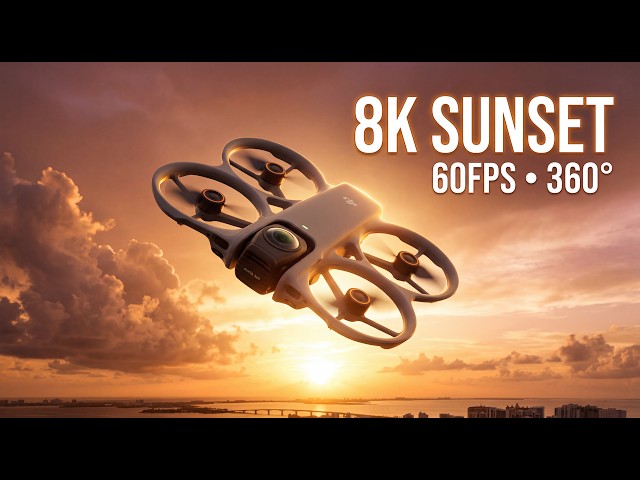 Avata 360 Cinematic Sunset 8K 60fps | Complete Panoramic Experience