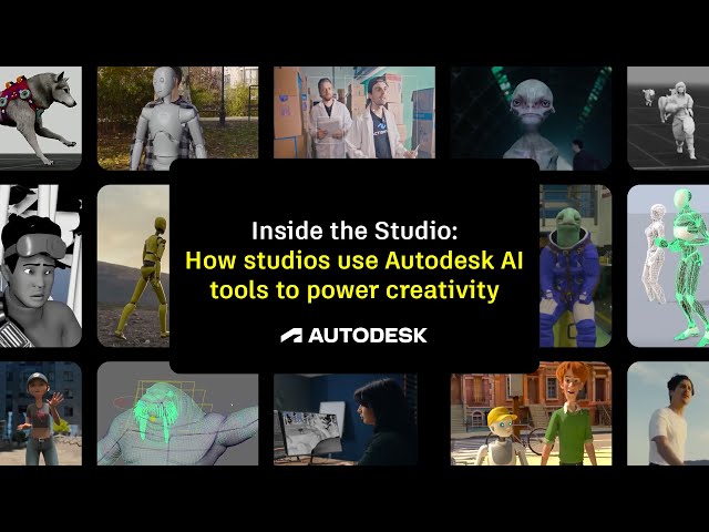 Inside the Studio: How studios use Autodesk AI tools to power creativity