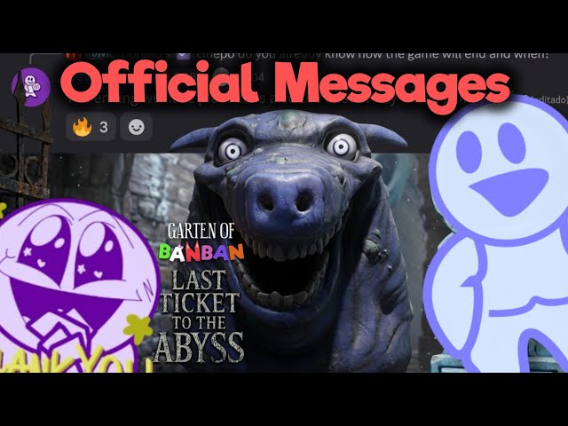 New Official Messages By The Devs! | Garten of Banban 9 NEWS 🗞️