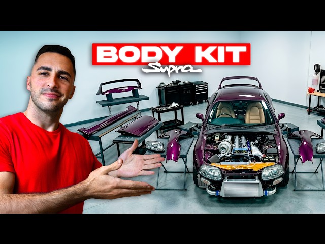 We installed the WIDE BODY on the SUPRA