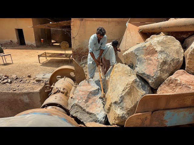 The Best Rock Crusher Stone Crusher Machine Working PLAYING with GIANT Rocks Asmr Quarry Crushing 🪨