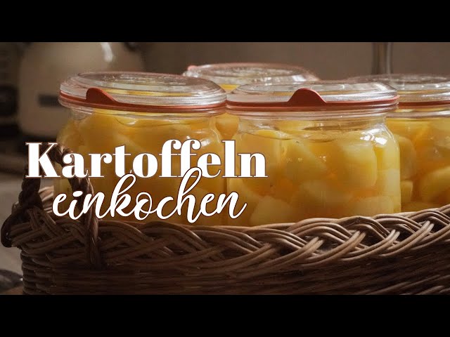 Ready to go at a moment's notice - Canning potatoes for your pantry - WECK jars