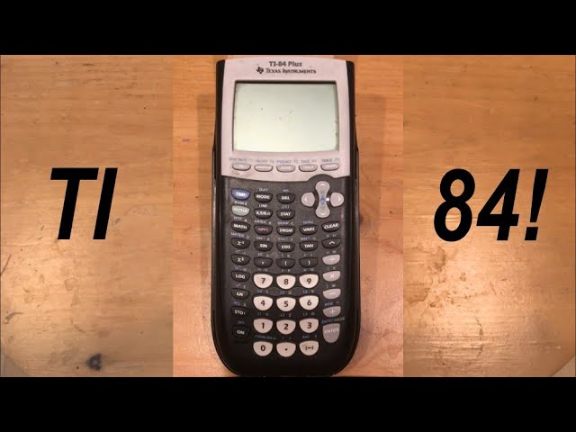 Calculator Tutorial - Intro to the TI 84 Plus